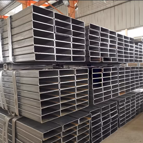 Black Hollow Section Carbon Steel Q195 Q235 Q345 A106 Metal Square Tube/Pipe