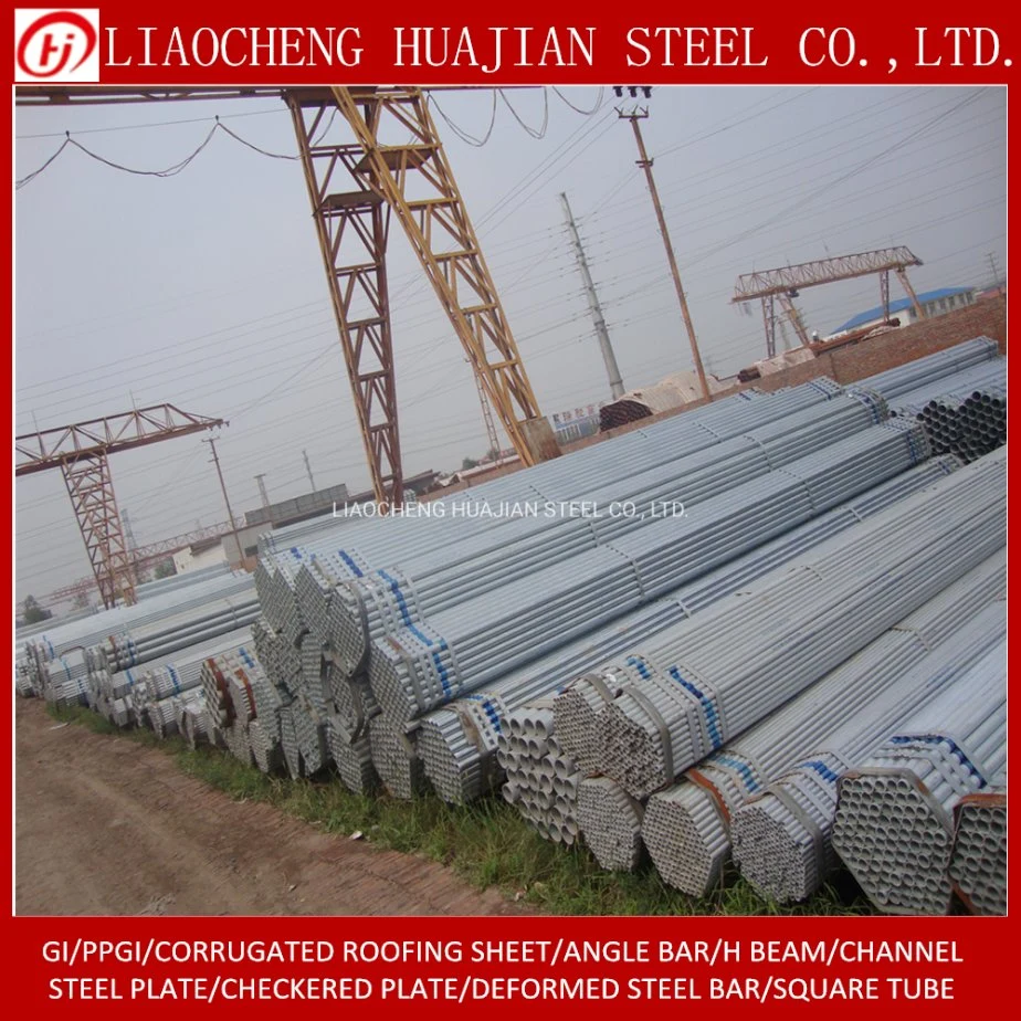 Gi Pipe Welded ERW Round Square Rectangular Rhs Shs Hollow Section Steel Tube Galvanised Steel Round Tube Seamless Square Steel Pipe for Scaffolding