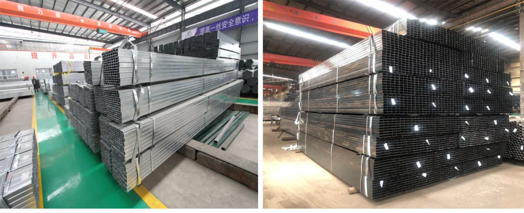 Rhs Hollow Section Rectangular Tubing ASTM A500 A36 Shs Ms Square Tube Galvanized Steel Pipe