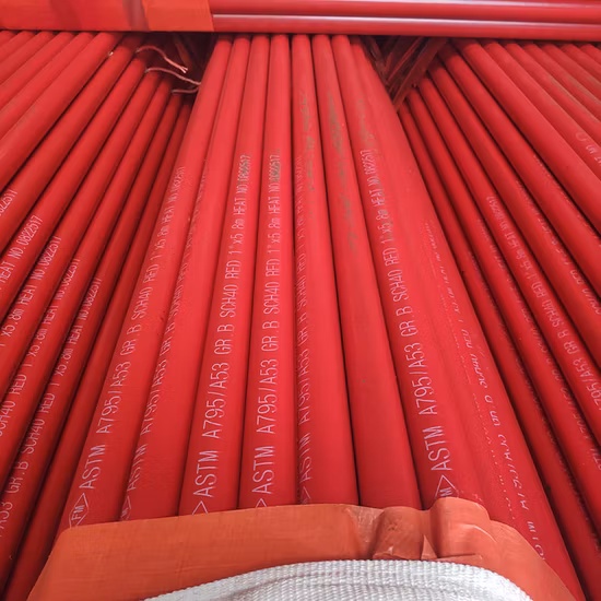 ASTM A795 Hot Selling Galvanized Fire Fighting Grooved Steel Pipe