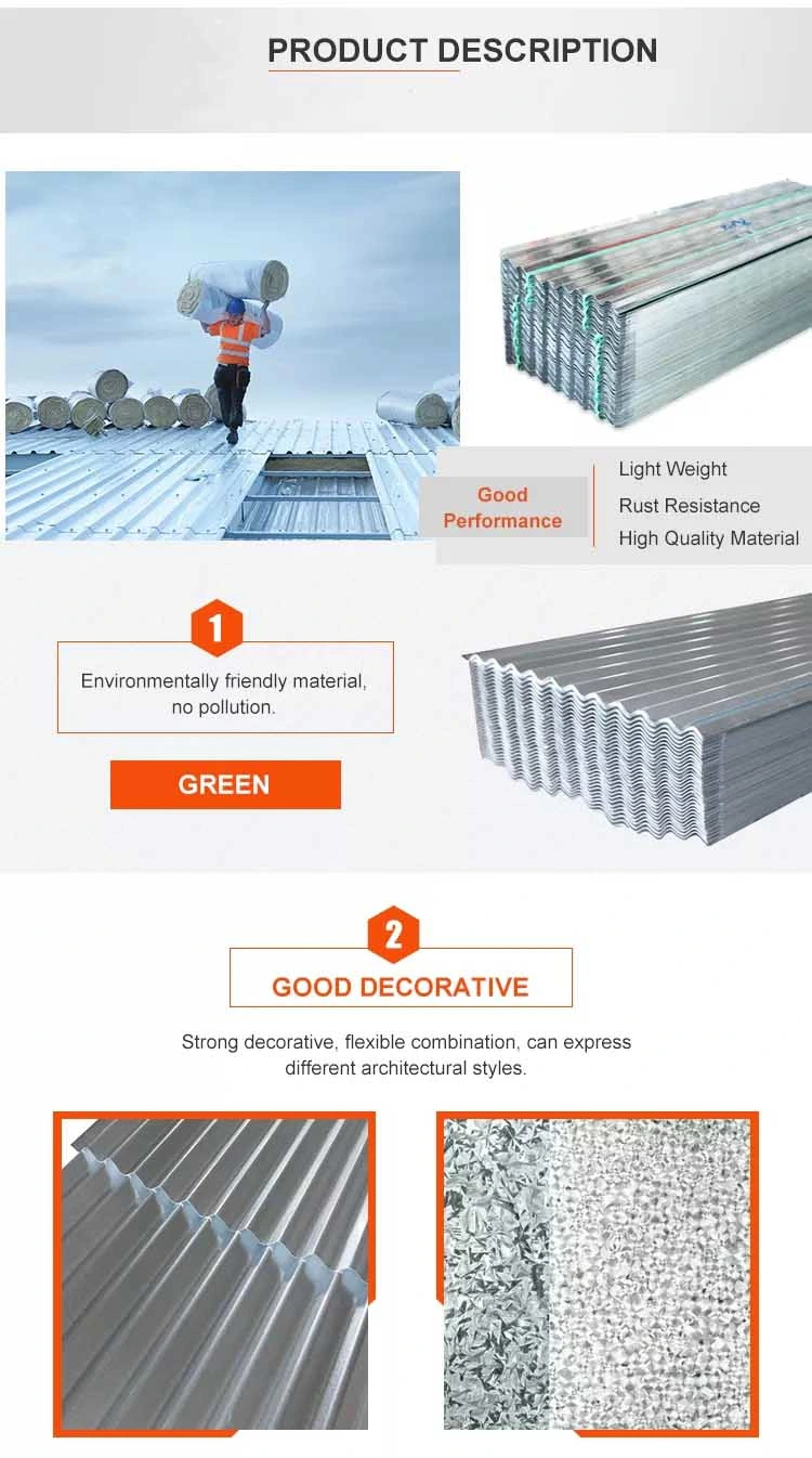 Galvanized Sheet/Roofing Sheet/Galvanized Color Coated Sheet/0.2 0.3 0.4 0.5mm/Galvanized Coil