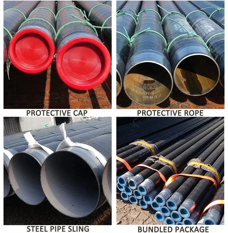 3PP 3PE Coating ASTM A795 Gr. 6 ASTM a 53. Gr. B China Factory ERW Steel Pipe